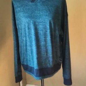 Mondetta lightweights blue and black hoodie